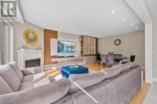 42 Kambalda Road E, Brampton (Northwest Brampton), ON - Indoor Photo Showing Living Room With Fireplace