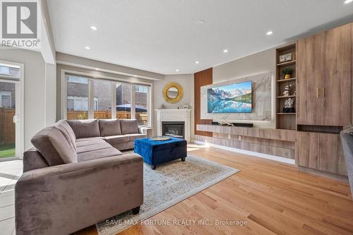 42 Kambalda Road E, Brampton (Northwest Brampton), ON - Indoor Photo Showing Living Room With Fireplace