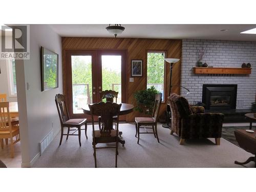 229 S Grosz Road, Quesnel, BC - Indoor With Fireplace