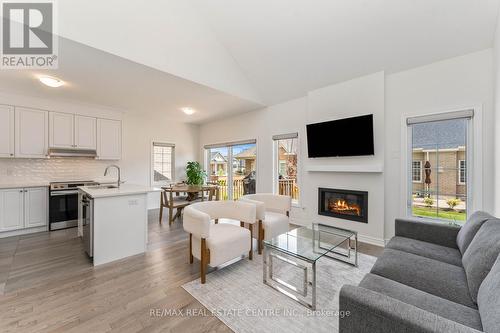 4 Clermiston Crescent, Brampton (Sandringham-Wellington), ON - Indoor Photo Showing Living Room With Fireplace