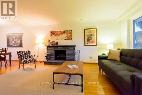 26 Bathford Crescent, Toronto (Bayview Village), ON - Indoor Photo Showing Living Room With Fireplace