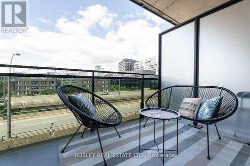 410 - 21 Lawren Harris Square, Toronto (Waterfront Communities), ON - Outdoor With Balcony With Exterior