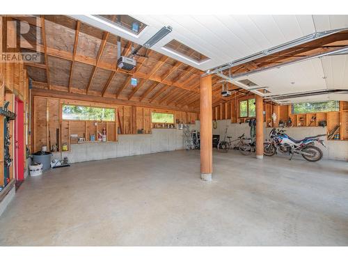 592 Bear Valley Road, Lumby, BC - Indoor Photo Showing Garage