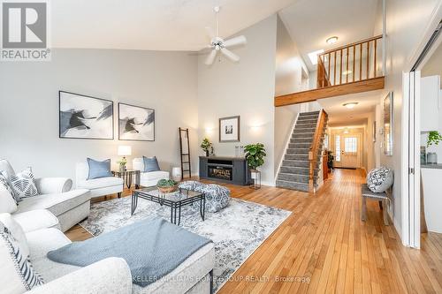 5 Wild Rose Court, Guelph (Village), ON - Indoor Photo Showing Living Room With Fireplace