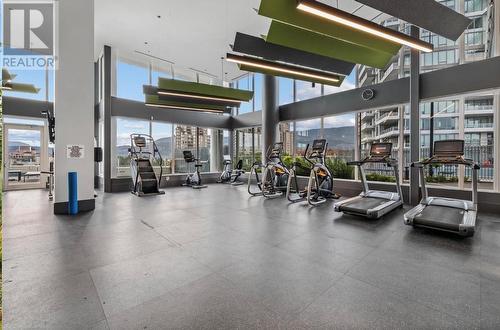 1181 Sunset Drive Unit# 2001, Kelowna, BC - Indoor Photo Showing Gym Room