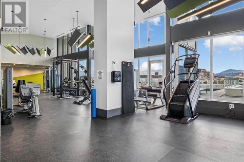 1181 Sunset Drive Unit# 2001, Kelowna, BC - Indoor Photo Showing Gym Room