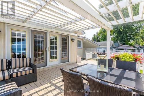 Ample Room for Entertaining. - 73157 Harris Avenue, Bluewater (St. Joseph), ON - Outdoor With Deck Patio Veranda With Exterior