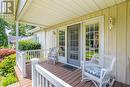 Covered Front Porch with Composite Decking. - 73157 Harris Avenue, Bluewater (St. Joseph), ON  - Outdoor With Deck Patio Veranda With Exterior 