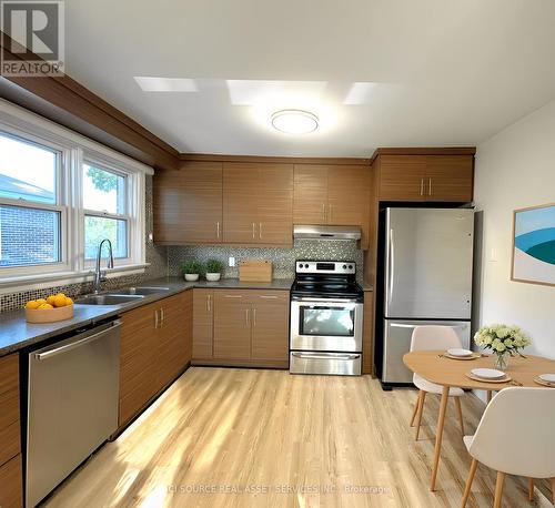 Upper - 295 Kirchoffer Avenue, Ottawa, ON - Indoor Photo Showing Kitchen With Double Sink