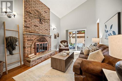 62 George Reynolds Drive, Clarington (Courtice), ON - Indoor Photo Showing Living Room With Fireplace