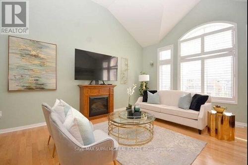 254 Fandango Drive, Brampton (Fletcher'S Meadow), ON - Indoor Photo Showing Living Room With Fireplace