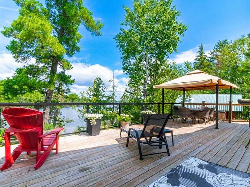 4 Whiskey Jack Way, Kenora, ON - Outdoor With Body Of Water With Deck Patio Veranda