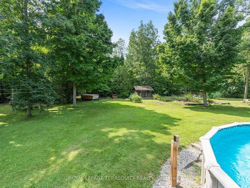 548 Hillside Dr, Trent Hills, ON - Outdoor With Above Ground Pool With Backyard