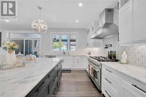 5013 Cremasco, Lasalle, ON - Indoor Photo Showing Kitchen With Upgraded Kitchen