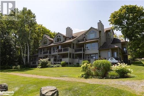 311 Grandview Hilltop Drive Unit# 3, Huntsville, ON - Outdoor With Balcony With Facade