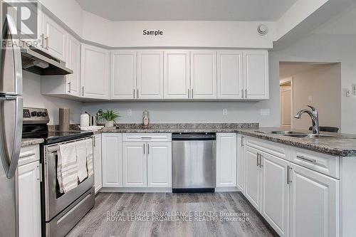 703 - 448 Drewery Road, Cobourg, ON - Indoor Photo Showing Kitchen With Stainless Steel Kitchen With Double Sink With Upgraded Kitchen