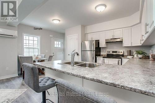 703 - 448 Drewery Road, Cobourg, ON - Indoor Photo Showing Kitchen With Stainless Steel Kitchen With Double Sink With Upgraded Kitchen