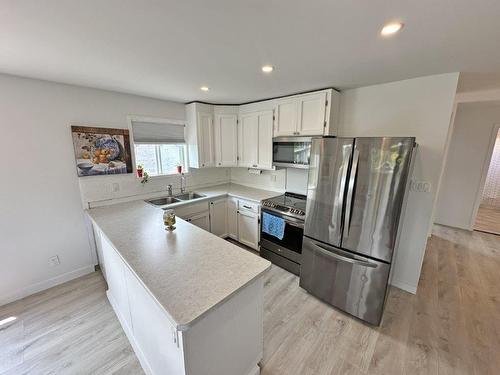 152 Hudson Street, Nipigon, ON - Indoor Photo Showing Kitchen With Double Sink