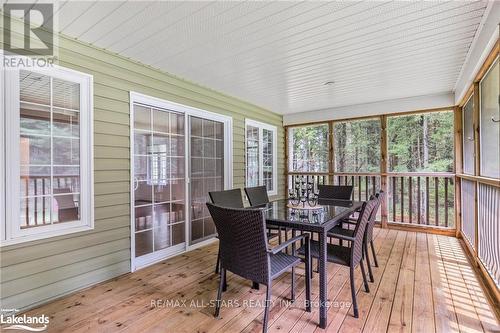 557 South Mary Lake Road, Huntsville, ON - Outdoor With Deck Patio Veranda With Exterior