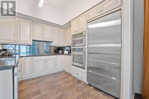 Ph3 - 50 Absolute Avenue, Mississauga (City Centre), ON - Indoor Photo Showing Kitchen With Stainless Steel Kitchen