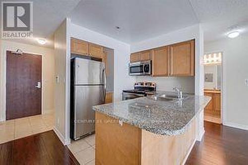 1701 - 335 Rathburn Road W, Mississauga, ON - Indoor Photo Showing Kitchen With Double Sink