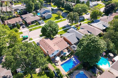 644 Maclaren Drive, Burlington (Roseland), ON - Outdoor With In Ground Pool With View