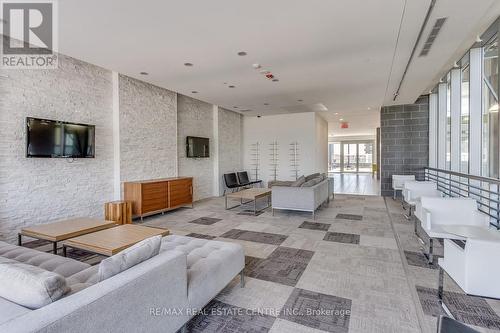 2202 - 365 Prince Of Wales Drive, Mississauga (City Centre), ON - Indoor Photo Showing Living Room With Fireplace