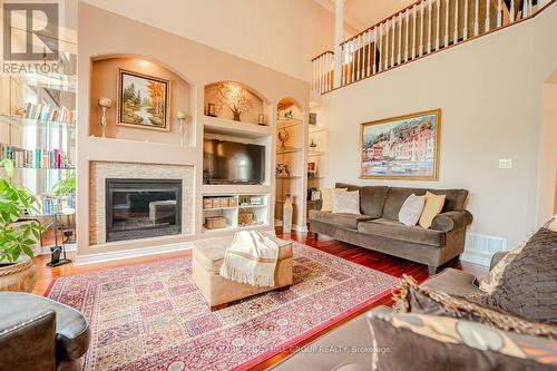 30 Birkhall Place, Barrie (Painswick South), ON - Indoor Photo Showing Living Room With Fireplace