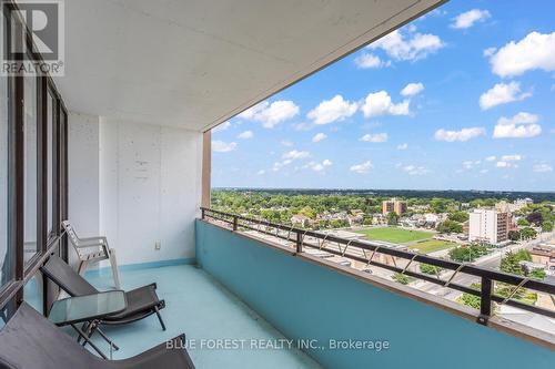 1801 - 389 Dundas Street, London, ON - Outdoor With Balcony With View With Exterior