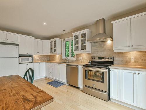 Kitchen - 376 Ch. Birchwood, Saint-Sauveur, QC - Indoor Photo Showing Kitchen With Double Sink