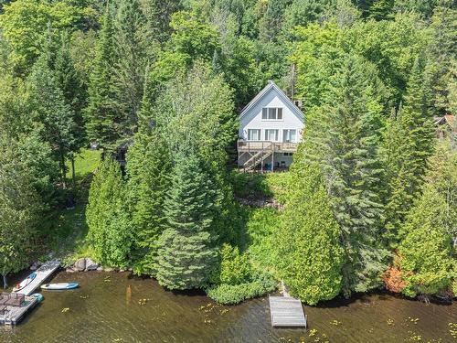 Aerial photo - 376 Ch. Birchwood, Saint-Sauveur, QC - Outdoor With Body Of Water