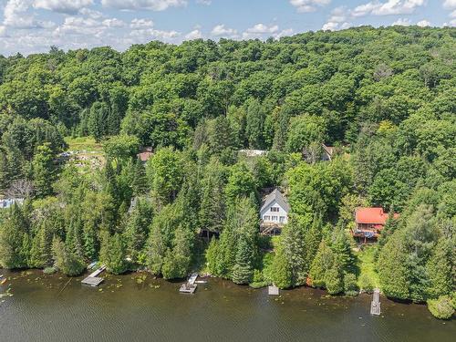 Aerial photo - 376 Ch. Birchwood, Saint-Sauveur, QC - Outdoor With Body Of Water With View