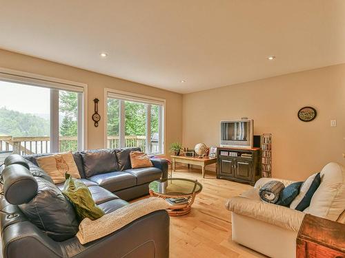 Living room - 376 Ch. Birchwood, Saint-Sauveur, QC - Indoor Photo Showing Living Room