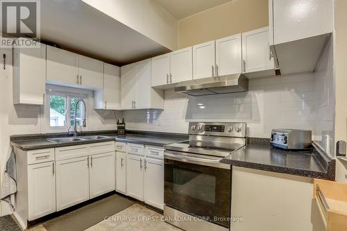 514 Elizabeth Street, London, ON - Indoor Photo Showing Kitchen With Double Sink