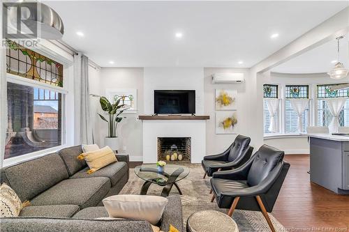 128 Church Street, Moncton, NB - Indoor Photo Showing Living Room With Fireplace