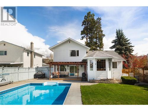 4452 Lakeshore Road, Kelowna, BC - Outdoor With In Ground Pool With Deck Patio Veranda