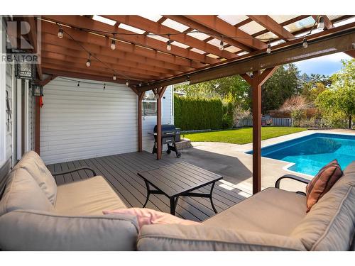 4452 Lakeshore Road, Kelowna, BC - Outdoor With In Ground Pool With Deck Patio Veranda With Exterior