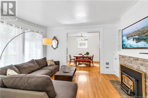 134 Church Street, Moncton, NB - Indoor Photo Showing Living Room With Fireplace