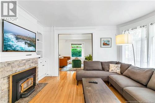 134 Church Street, Moncton, NB - Indoor Photo Showing Living Room With Fireplace