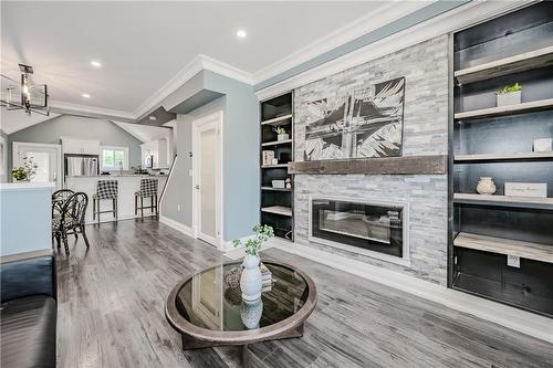 73 Ferrie Street E, Hamilton, ON - Indoor With Fireplace