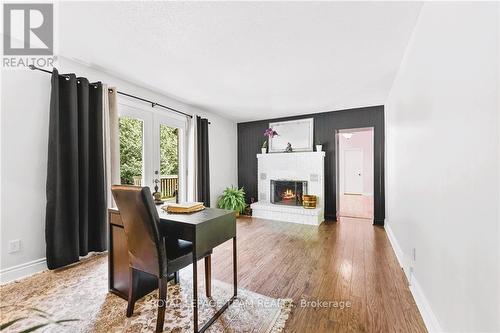 132 Manion Road, Ottawa, ON - Indoor With Fireplace