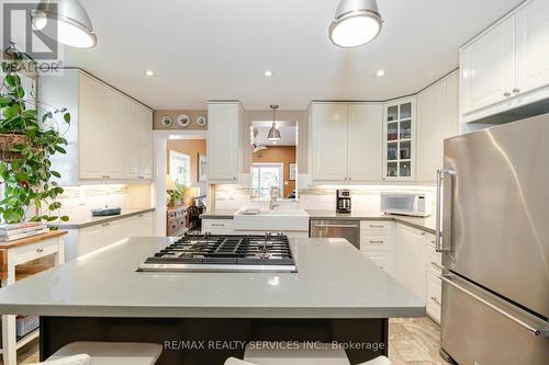 73 Wellington Street E, Brampton (Downtown Brampton), ON - Indoor Photo Showing Kitchen With Upgraded Kitchen