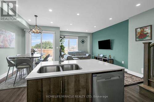 8 Bedrock Drive, Hamilton (Stoney Creek Mountain), ON - Indoor Photo Showing Kitchen With Double Sink