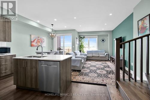 8 Bedrock Drive, Hamilton (Stoney Creek Mountain), ON - Indoor Photo Showing Kitchen With Double Sink