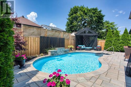 1245 Hammond Street, Burlington (Brant), ON - Outdoor With In Ground Pool With Backyard