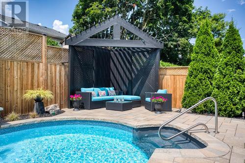 1245 Hammond Street, Burlington (Brant), ON - Outdoor With In Ground Pool