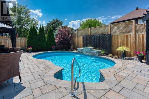 1245 Hammond Street, Burlington (Brant), ON - Outdoor With In Ground Pool