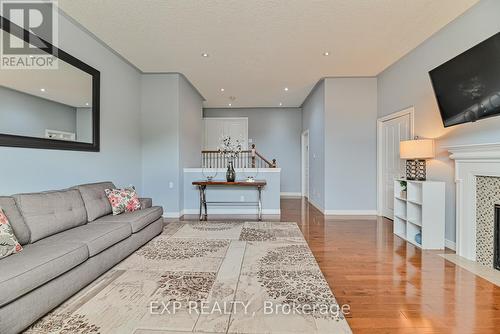 317 Sienna Crescent, Kitchener, ON - Indoor Photo Showing Living Room With Fireplace