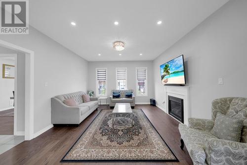 1 Walker Boulevard, New Tecumseth (Alliston), ON - Indoor Photo Showing Living Room With Fireplace