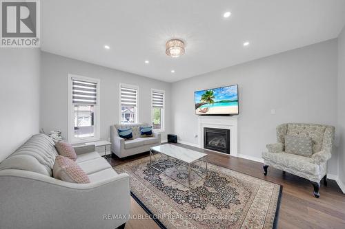 1 Walker Boulevard, New Tecumseth (Alliston), ON - Indoor Photo Showing Living Room With Fireplace